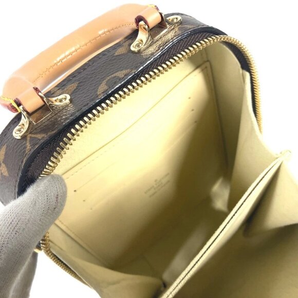 LOUIS VUITTON M68623 Monogram Valisette Vertical Pochette Hand Bag 2WAY Bag - Picture 2 of 15